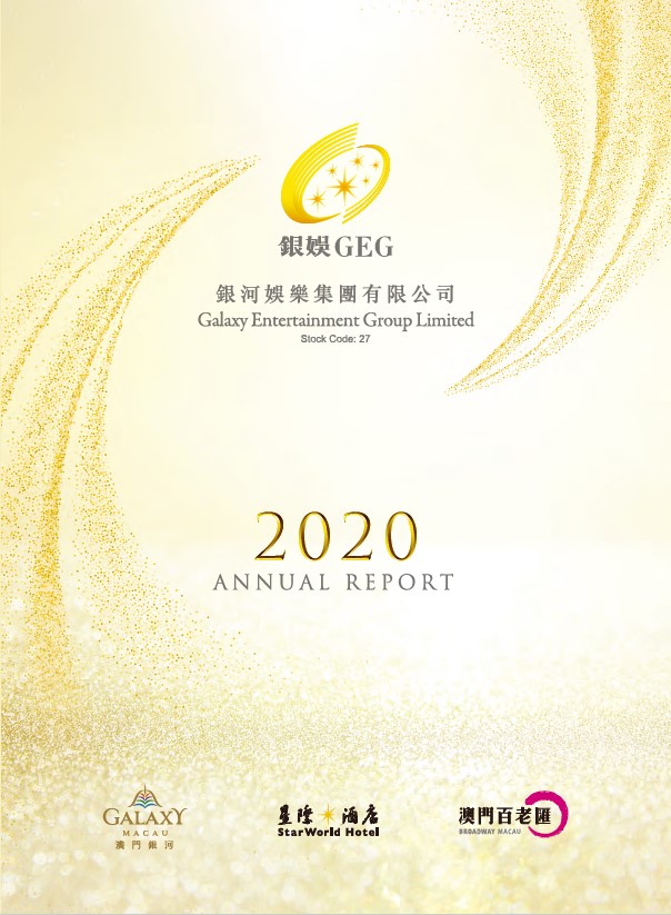Galaxy Entertainment Group Limited - Environmental, Social and Governance content is included in Annual Report 2020